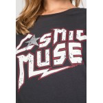 Kobiety T SHIRT TOP | Colourful Rebel COSMIC MUSE CLASSIC TEE WOMEN PIRATE - T-shirt z nadrukiem - anthracite/czarny - PI06355