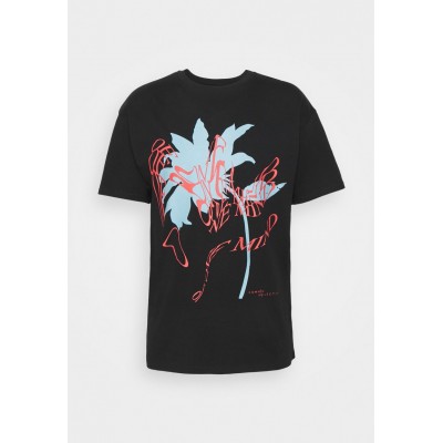 Kobiety T_SHIRT_TOP | Common Kollectiv MIND UNISEX - T-shirt z nadrukiem - black/czarny - RR70221