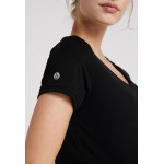 Kobiety T SHIRT TOP | Cotton On Body MATERNITY GYM TEE - T-shirt basic - black/czarny - MY40109