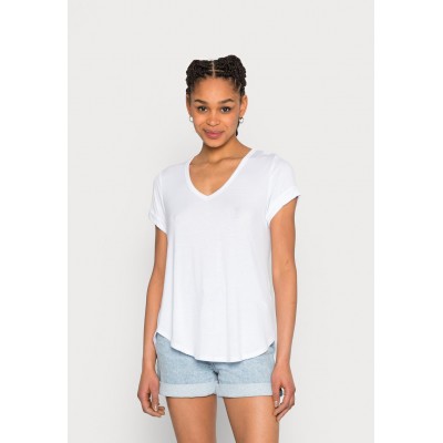 Kobiety T_SHIRT_TOP | Cotton On KARLY SHORT SLEEVE - T-shirt basic - white/biały - RP31832