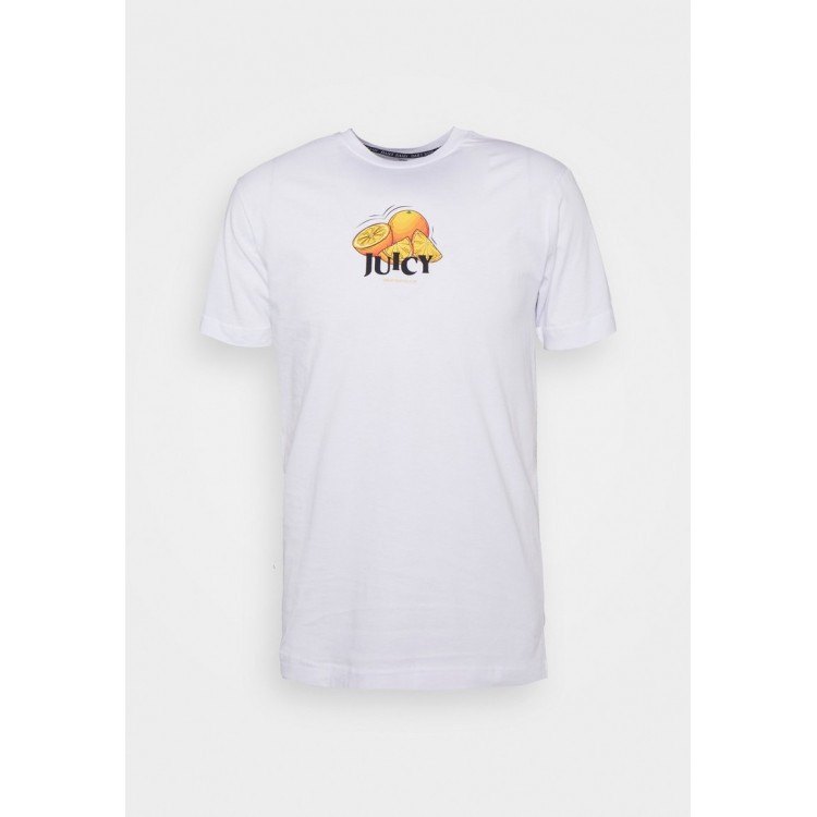 Kobiety T SHIRT TOP | Daily Basis Studios JUICY TEE UNISEX - T-shirt z nadrukiem - white/biały - OA45249