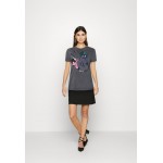 Kobiety T SHIRT TOP | Desigual MICKEY CAMO - T-shirt z nadrukiem - carboncillo/szary - WN71349