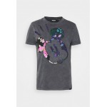 Kobiety T SHIRT TOP | Desigual MICKEY CAMO - T-shirt z nadrukiem - carboncillo/szary - WN71349
