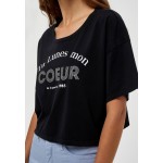 Kobiety T SHIRT TOP | Desires JALA TEE - T-shirt z nadrukiem - black/czarny - LR68499