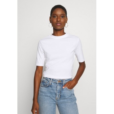 Kobiety T_SHIRT_TOP | edc by Esprit CORE HIGH - T-shirt basic - white/biały - GF10613
