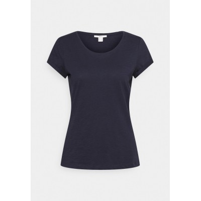 Kobiety T_SHIRT_TOP | edc by Esprit ROUND NECK - T-shirt basic - navy/granatowy - VX43381