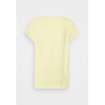 Kobiety T SHIRT TOP | edc by Esprit ROUND NECK - T-shirt basic - pastel yellow/żółty - NF36347