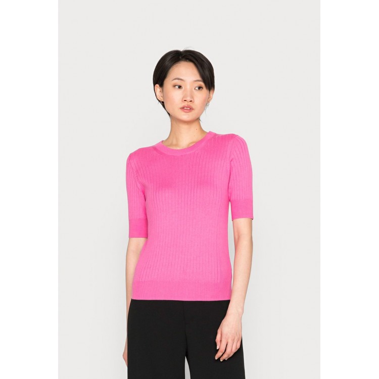 Kobiety T SHIRT TOP | edc by Esprit SHORT SLEEVE - T-shirt basic - pink/różowy - XN77896
