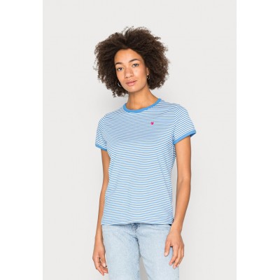 Kobiety T_SHIRT_TOP | edc by Esprit T-shirt z nadrukiem - blue/niebieski - JB36075