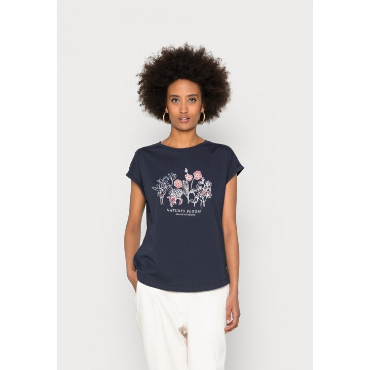 Kobiety T SHIRT TOP | edc by Esprit T-shirt z nadrukiem - navy/granatowy - HJ15073