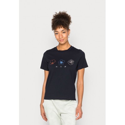 Kobiety T_SHIRT_TOP | edc by Esprit TEE - T-shirt z nadrukiem - navy/granatowy - YN92019