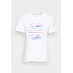 Kobiety T SHIRT TOP | edc by Esprit TEE - T-shirt z nadrukiem - white/biały - IA64384