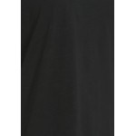 Kobiety T SHIRT TOP | edc by Esprit VNECK TEE - T-shirt basic - black/czarny - DB51495