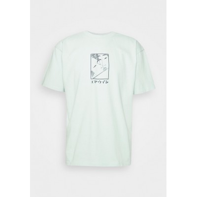 Kobiety T_SHIRT_TOP | Edwin KISSU UNISEX - T-shirt z nadrukiem - starlight blue/niebieski - BI34581