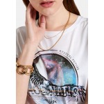 Kobiety T SHIRT TOP | Eksept by Shoeby FUTURE TEE - T-shirt z nadrukiem - white/biały - ZB14649