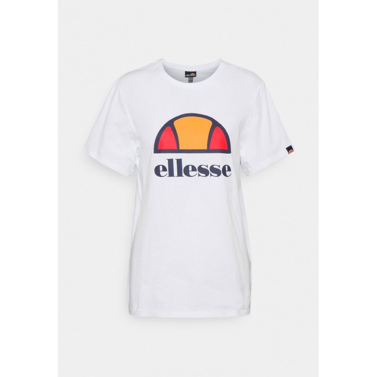 Kobiety T SHIRT TOP | Ellesse ARIETH TEE - T-shirt z nadrukiem - white/biały - GA46199