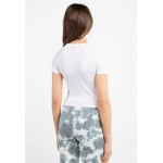 Kobiety T SHIRT TOP | Ellesse VIKINS CROP - T-shirt z nadrukiem - white/biały - QD34162