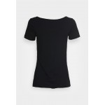 Kobiety T SHIRT TOP | Esprit T-shirt basic - black/czarny - MI84970