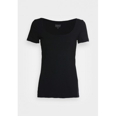 Kobiety T_SHIRT_TOP | Esprit T-shirt basic - black/czarny - MI84970