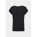 Kobiety T SHIRT TOP | Esprit T-shirt basic - black/czarny - TV55554