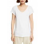 Kobiety T SHIRT TOP | Esprit T-shirt basic - white/biały - NN20094