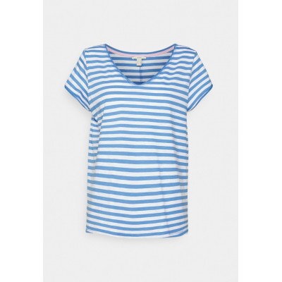 Kobiety T_SHIRT_TOP | Esprit T-shirt z nadrukiem - light blue lavender/jasnoniebieski - IM02024