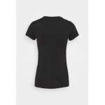Kobiety T SHIRT TOP | Even&Odd active T-shirt basic - black/czarny - UM10437
