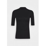 Kobiety T SHIRT TOP | Even&Odd T-shirt z nadrukiem - black/czarny - CJ93282