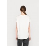 Kobiety T SHIRT TOP | Even&Odd T-shirt z nadrukiem - white/biały - MD96311