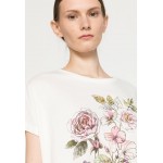 Kobiety T SHIRT TOP | Even&Odd T-shirt z nadrukiem - white/biały - MD96311