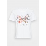 Kobiety T SHIRT TOP | Even&Odd T-shirt z nadrukiem - white/biały - PR90137