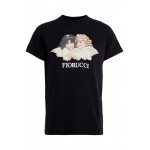 Kobiety T SHIRT TOP | Fiorucci VINTAGE ANGELS - T-shirt z nadrukiem - black/czarny - TN77524