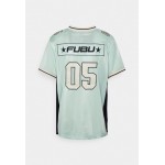 Kobiety T SHIRT TOP | FUBU UNISEX CORPORATE BLOCK FOOTBALL - T-shirt z nadrukiem - mint/miętowy - VS57738