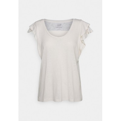 Kobiety T_SHIRT_TOP | GAP FLUTTER - T-shirt basic - birch/jasnobrązowy - MX73975
