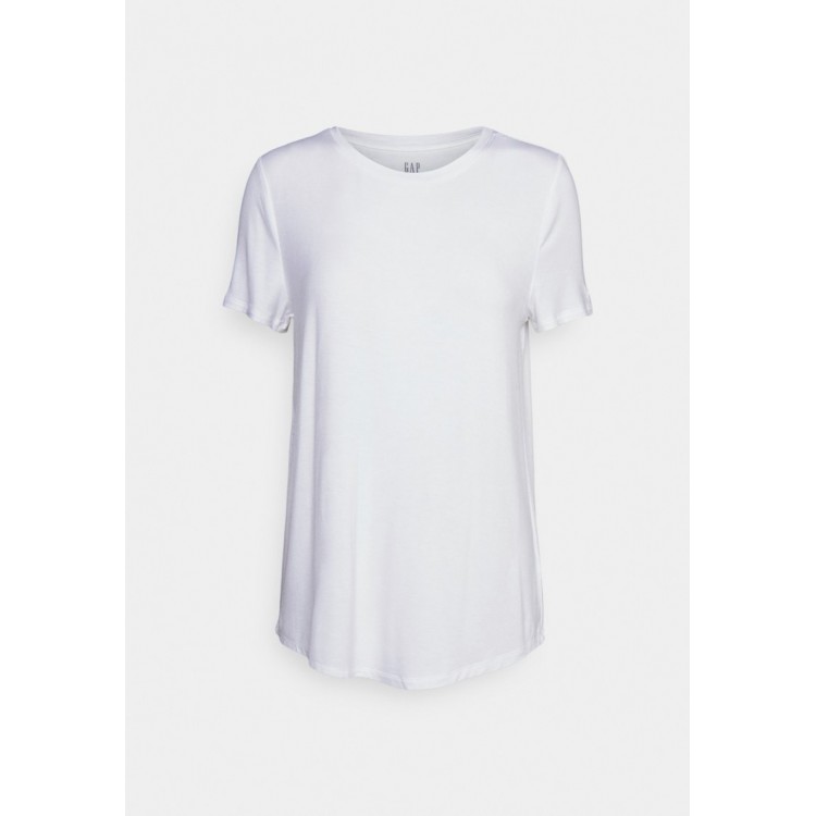 Kobiety T SHIRT TOP | GAP LUXE CREW - T-shirt basic - white global/biały - OZ85138