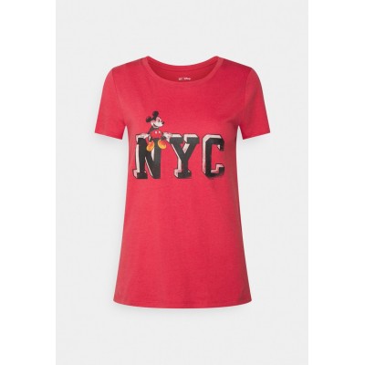 Kobiety T_SHIRT_TOP | GAP MICKEY  - T-shirt z nadrukiem - faded red/czerwony - WQ60670