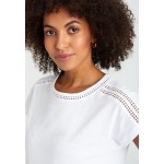 Kobiety T SHIRT TOP | Greenpoint T-shirt z nadrukiem - white/biały - TT23376