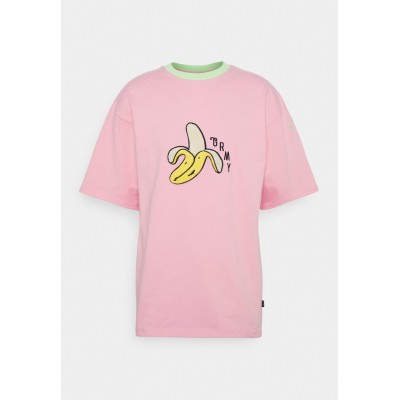 Kobiety T_SHIRT_TOP | Grimey JUNGLE PUNCH HEAVY WEIGHT TEE UNISEX - T-shirt z nadrukiem - pink/różowy - UG54870