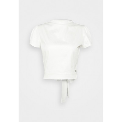 Kobiety T_SHIRT_TOP | Guess AURA - T-shirt z nadrukiem - cream white/biały - KU57702