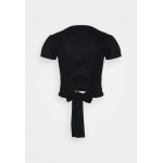Kobiety T SHIRT TOP | Guess AURA - T-shirt z nadrukiem - jet black/czarny - VP79584