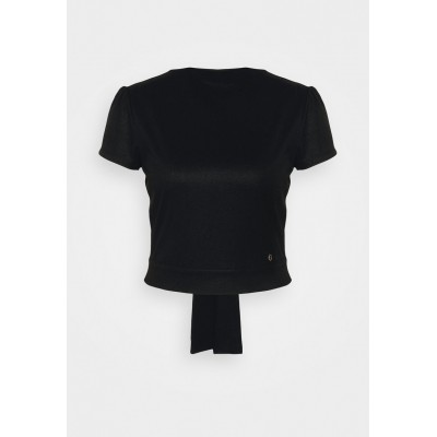 Kobiety T_SHIRT_TOP | Guess AURA - T-shirt z nadrukiem - jet black/czarny - VP79584