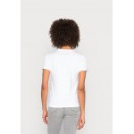 Kobiety T SHIRT TOP | Guess ICON TEE - T-shirt z nadrukiem - pure white/biały - OI88145