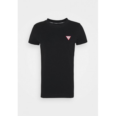 Kobiety T_SHIRT_TOP | Guess MINI TRIANGLE  - T-shirt basic - jet black/czarny - NM65994
