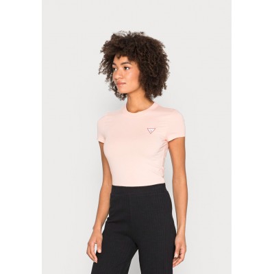 Kobiety T_SHIRT_TOP | Guess MINI TRIANGLE  - T-shirt basic - peach creme/jasnoróżowy - TZ72287