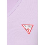 Kobiety T SHIRT TOP | Guess TRIANGLE - T-shirt basic - fresh lilac/liliowy - MI57329
