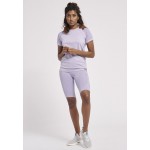 Kobiety T SHIRT TOP | Hummel FUSSBALL - HMLCI SEAMLESS - T-shirt z nadrukiem - lavender melange/liliowy - UR29774