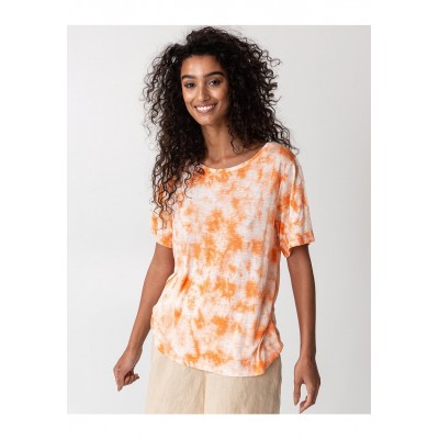 Kobiety T_SHIRT_TOP | Indiska T-shirt z nadrukiem - orange/pomarańczowy - AG67713
