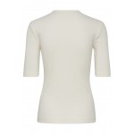 Kobiety T SHIRT TOP | InWear DAGNAIW - T-shirt z nadrukiem - whisper white/mleczny - DS71026
