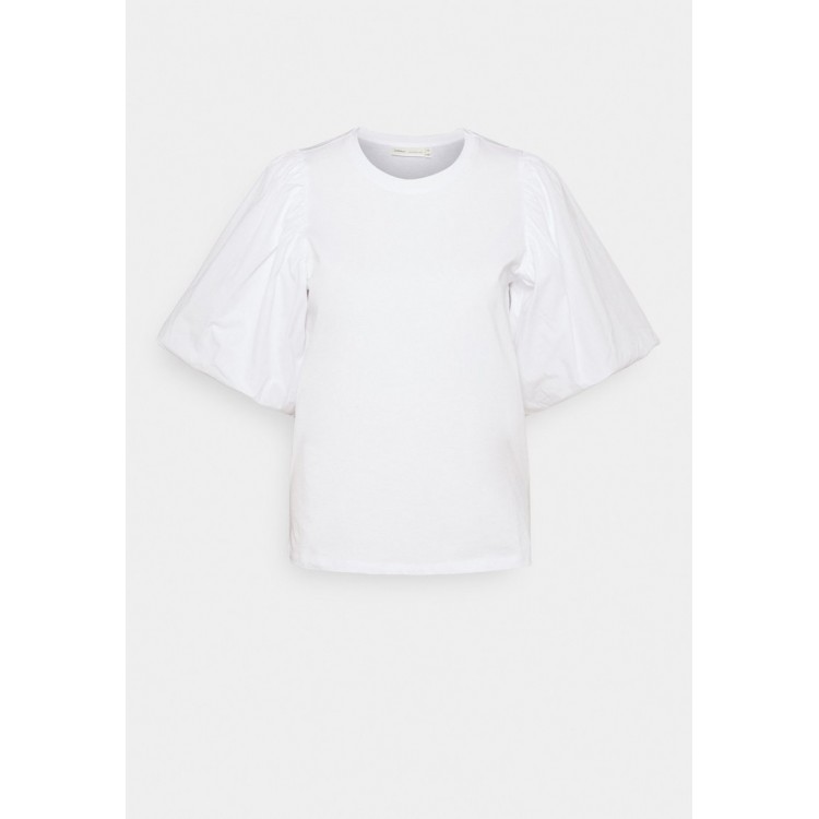 Kobiety T SHIRT TOP | InWear UMEIW - T-shirt basic - pure white/biały - QG64720