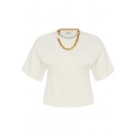Kobiety T SHIRT TOP | Ipekyol T-shirt basic - off white/mleczny - HT39387